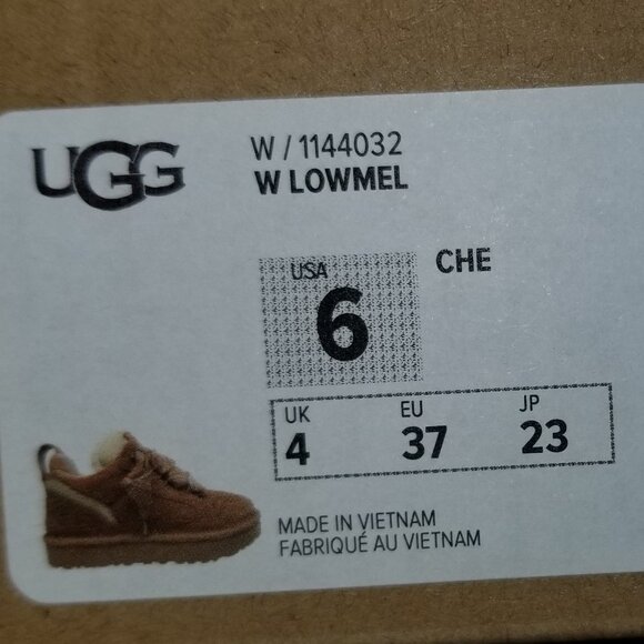 Brand New In Box 6W Lowmel Ugg Sneaker With Tags - Picture 4 of 9